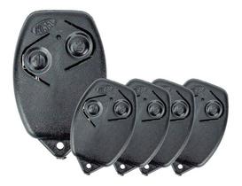 5 Controle Remoto 2 Canais 433mhz Original Rossi Nano Atto Turbo Dz3 Dz4 Preto
