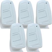 5 Controle Remoto Branco Portão Alarme 433mhz 2 Canais Rcg Ppa Ecp Garen Seg 5 Controle Remoto Branco Portão Alarme 433mhz 2 Canais Rcg Ppa Ecp Garen Seg