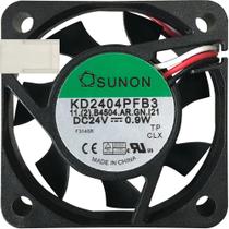 5 Cooler KD2404PFB3 24V 0.9W 3P 40X40X10 B2 2 Anos Garantia 5 Cooler KD2404PFB3 24V 0.9W 3P 40X40X10 B2 2 Anos Garantia