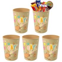 5 Copos Capivara p/ Doces Aniversário Festa Infantil Lembrança p/ Sacolinha Surpresa 5 Copos Capivara p/ Doces Aniversário Festa Infantil Lembrança p/ Sacolinha Surpresa