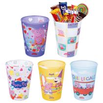 5 Copos Peppa Pig para Doces Festa Infantil Aniversário Lembrancinha Sacola Surpresa 5 Copos Peppa Pig para Doces Festa Infantil Aniversário Lembrancinha Sacola Surpresa