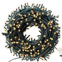 5 Cordão Luminoso Led Pisca Pisca 8 Funções 200 Leds Taschibra 220v Colorida
