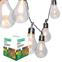 5 Cordão Varal De Luz Cipro Led 10 Lâmpadas Vintage 5 Cordão Varal De Luz Cipro Led 10 Lâmpadas Vintage