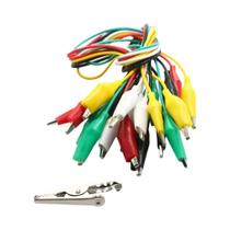 5 Cores 10 Peças Cabos De Teste Elétricos Com Garras Jacaré E Pontas De Prova, Fios Jumper Tipo 5 Cores 10 Peças Cabos De Teste Elétricos Com Garras Jacaré E Pontas De Prova, Fios Jumper Tipo