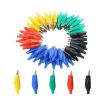 5 Cores 100 Peças Pequenos Clipes Jacaré De Segurança Para Teste De Energia, Fixação Em Ferro, 35mm 5 Cores 100 Peças Pequenos Clipes Jacaré De Segurança Para Teste De Energia, Fixação Em Ferro, 35mm