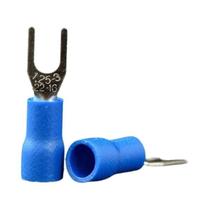 5 Cores 1000 Peças Terminais De Conexão Tipo Garfo SV1-3 AWG22-16 Conectores De Cabo De Crimpagem