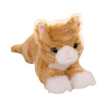 5 Cores Fofos Brinquedos De Pelúcia De Simulação De Gato Modelo De Gatinho De Pelúcia Macia Para