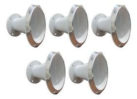 5 corneta alumínio 14-50 cone curto boca branca - WG Cornetas