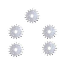 5 Coroas Engrenagem Para Espeto Inox Churrasqueira Giratóri 5 Coroas Engrenagem Para Espeto Inox Churrasqueira Giratóri