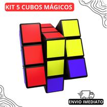 5 cubo mágico grande 6,5 x 6,5 - brinquedo -