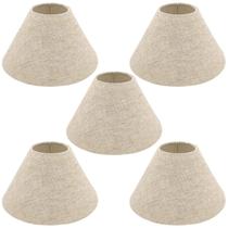 5 Cúpula Para Luminária De Mesa Cúpula Linho Para Abajur 5 Cúpula Para Luminária De Mesa Cúpula Linho Para Abajur