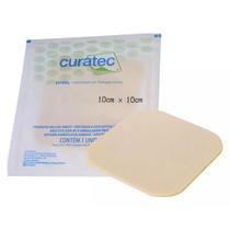 5 Curativo Hidrocolóide Para Queimaduras Machucados Lesões Na Pele 10x10cm Curatec