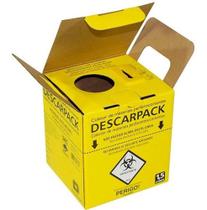 5 Cxs Coletora Material Perfuro Cortante 1,5 Lts Descarpack