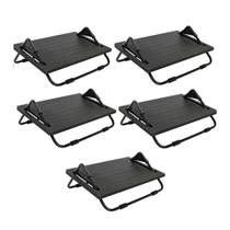 5 Descansos Ergonômicos para os pés em Mdf com Regulagem