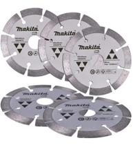 5 Discos Diamantado Segmentado Granito 105mm D44351 Makita