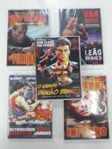 5 Dvds Filmes Van Damme , Inferno + Leão Branco + 3 Filmes