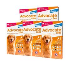 5 Elanco Advocate 1 Bisnaga 2,5mL Antipulgas e Vermífugo Cães 10 a 25kg 4 semanas Ação imediata 5 Elanco Advocate 1 Bisnaga 2,5mL Antipulgas e Vermífugo Cães 10 a 25kg 4 semanas Ação imediata