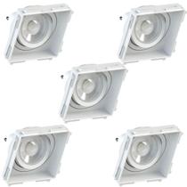 5 Embutido No Frame Ar70 Quadrado Recuado Save Energy