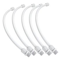 5 Engate Rabicho Flexível 1/2 PVC Plasbohn - 30/40/50/60/100cm