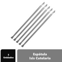 5 Espátulas Isis Cutelaria Inox Transparente Manicure 5 Espátulas Isis Cutelaria Inox Transparente Manicure