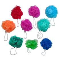 5 Esponja Bucha de Banho Esfoliante Colorida