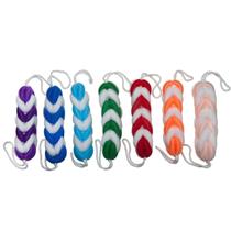 5 Esponja Bucha de Banho para Costas Esfoliante Colorida