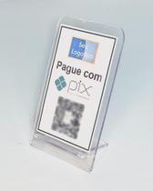 5 Expositor Display A5 Encaixe Mesa Balcão Avisos Pix Qr 5 Expositor Display A5 Encaixe Mesa Balcão Avisos Pix Qr