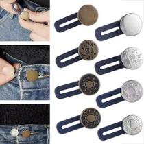 5 Extensores Alargadores Botão Para Calças