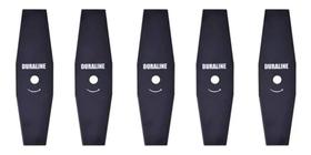 5 Facas Lâmina Roçadeira 2 Pontas 300Mm Furo 1Pol 25,4Mm 2Mm 5 Facas Lâmina Roçadeira 2 Pontas 300Mm Furo 1Pol 25,4Mm 2Mm