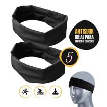 5 Faixa Headband Anti Suor Cabelo Testa Esporte Corrida testeira 5 Faixa Headband Anti Suor Cabelo Testa Esporte Corrida testeira