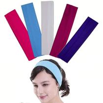 5 Faixas De Cabelo Cores Variadas Tamanho Único Largura 5cm