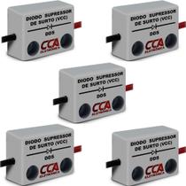 5 filtro diodo supressor de surto/ruido corrente continua 0 a 24vcc 5 filtro diodo supressor de surto/ruido corrente continua 0 a 24vcc