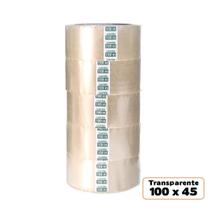 5 Fita Adesiva 45mm X 100metros - 5 Rolos