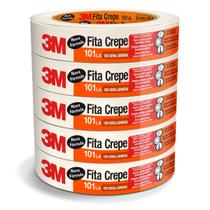 5 Fita Crepe 101 LA Rolo De 24 mm x 50 m 3M Para Pintura Em Geral 5 Fita Crepe 101 LA Rolo De 24 mm x 50 m 3M Para Pintura Em Geral