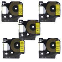 5 Fita Rotulador Dymo COMPATIVELAmarela 45018 COLORPOP LM210 5 Fita Rotulador Dymo COMPATIVELAmarela 45018 COLORPOP LM210
