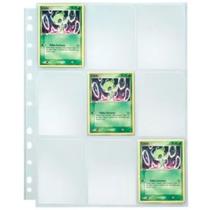 5 Folhas Plástica Pasta Fichário Álbum Pokémon 9 bolsos YES Resistente Colecionador Guardar Card TCG