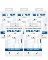 5 Fones De Ouvido Intra Auricular Branco Multilaser