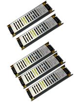 5 Fontes Driver 12V 8A 96W para Fita LED IP40 - Save Energy