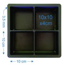 5 Forma De Piso Paver Bloquete Meio Tijolinho 4cm