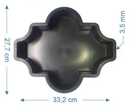 5 Forma De Piso Paver Bloquete Oreon 6cm