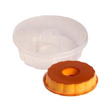 5 Formas Multiuso Flor 1100ml Blue Star Pudim Com Tampa Forneável Sobremesa Natal Tamanho Família