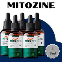 5 frasco mitozine original 30ml mega potente