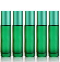5 Frascos 10 Ml Roll-On Fosco Cor Verde 5 Frascos 10 Ml Roll-On Fosco Cor Verde
