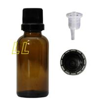 5 Frascos Âmbar Marrom De Vidro 30 Ml C/ gotejador 5 Frascos Âmbar Marrom De Vidro 30 Ml C/ gotejador