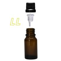 5 Frascos Âmbar Marrom De Vidro 5 Ml C/ gotejador 5 Frascos Âmbar Marrom De Vidro 5 Ml C/ gotejador