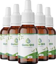 5 Frascos Gota Q10 Óleo Semente De Abacate 30ml Biolax 5 Frascos Gota Q10 Óleo Semente De Abacate 30ml Biolax