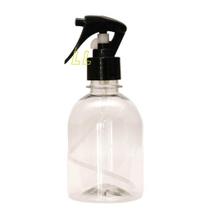5 Frascos Pet Mini Válvula Spray Borrifadora De 250ml Preto