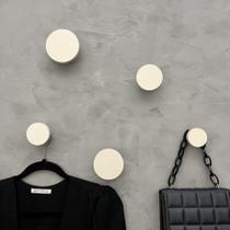 5 Ganchos bola 5 tamanhos cabide areia bege boho off white 5 Ganchos bola 5 tamanhos cabide areia bege boho off white