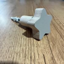 5 Ganchos de parede estrela infantil decoração bebê 5Esbb15c