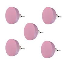 5 Ganchos Penduradores de Parede MDF Colorido 15mm Bola 5 Ganchos Penduradores de Parede MDF Colorido 15mm Bola